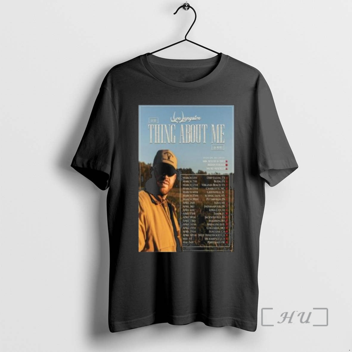 Officials Jon Langston Thing About Me Tour 2026 - Adult & Kids T-Shirts, Sweatshirts & Hoodies apparel design preview 1