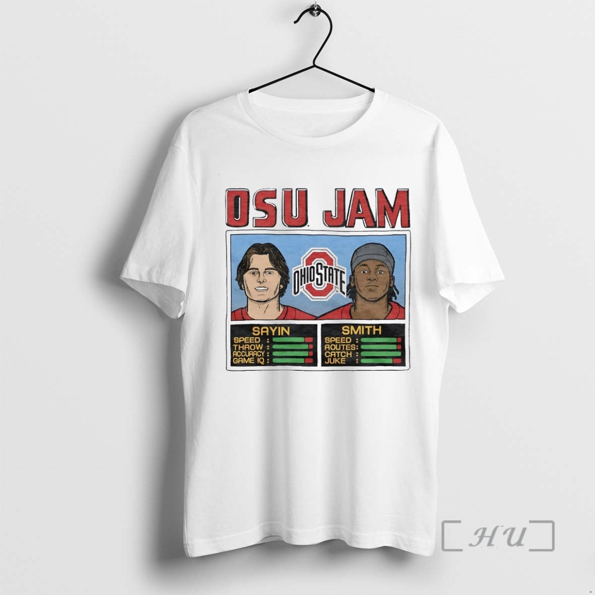 Officials Julian Sayin And Caleb Downs Osu Jam - Adult & Kids T-Shirts, Sweatshirts & Hoodies apparel design preview 1