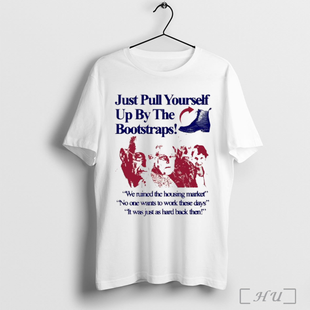 Officials Just Pull Yourself Up By Your Bootstraps We - Adult & Kids T-Shirts, Sweatshirts & Hoodies apparel design preview 1