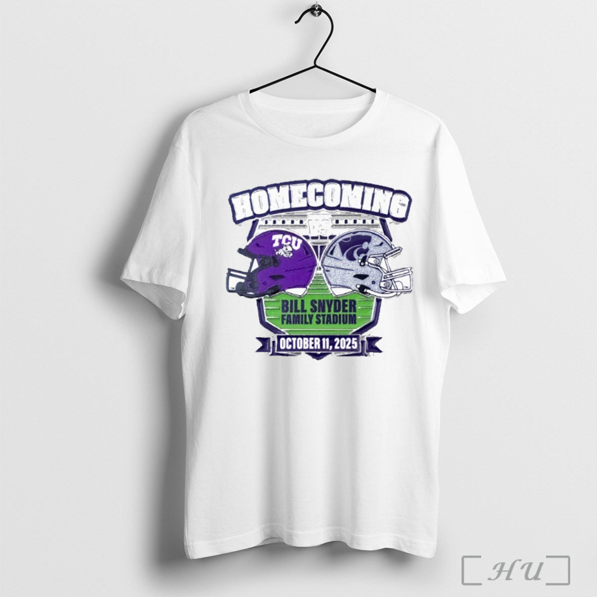 Officials K State Wildcats Vs Tcu Horned Frogs 2025 - Adult & Kids T-Shirts, Sweatshirts & Hoodies apparel design preview 1