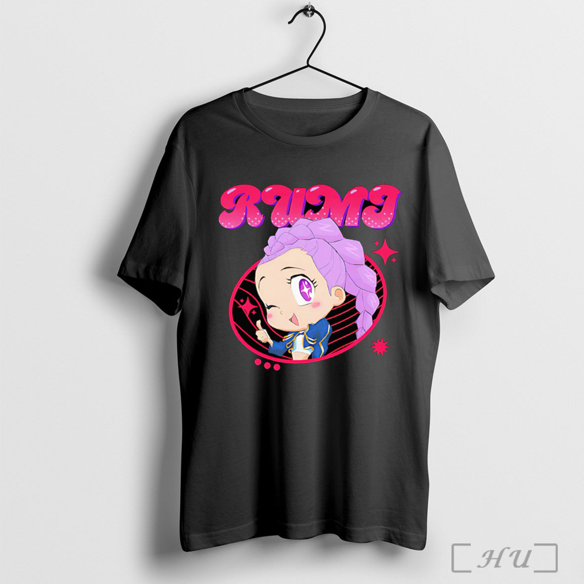 Officials Kpop Demon Hunters Rumi Chibi - Adult & Kids T-Shirts, Sweatshirts & Hoodies apparel design preview 1