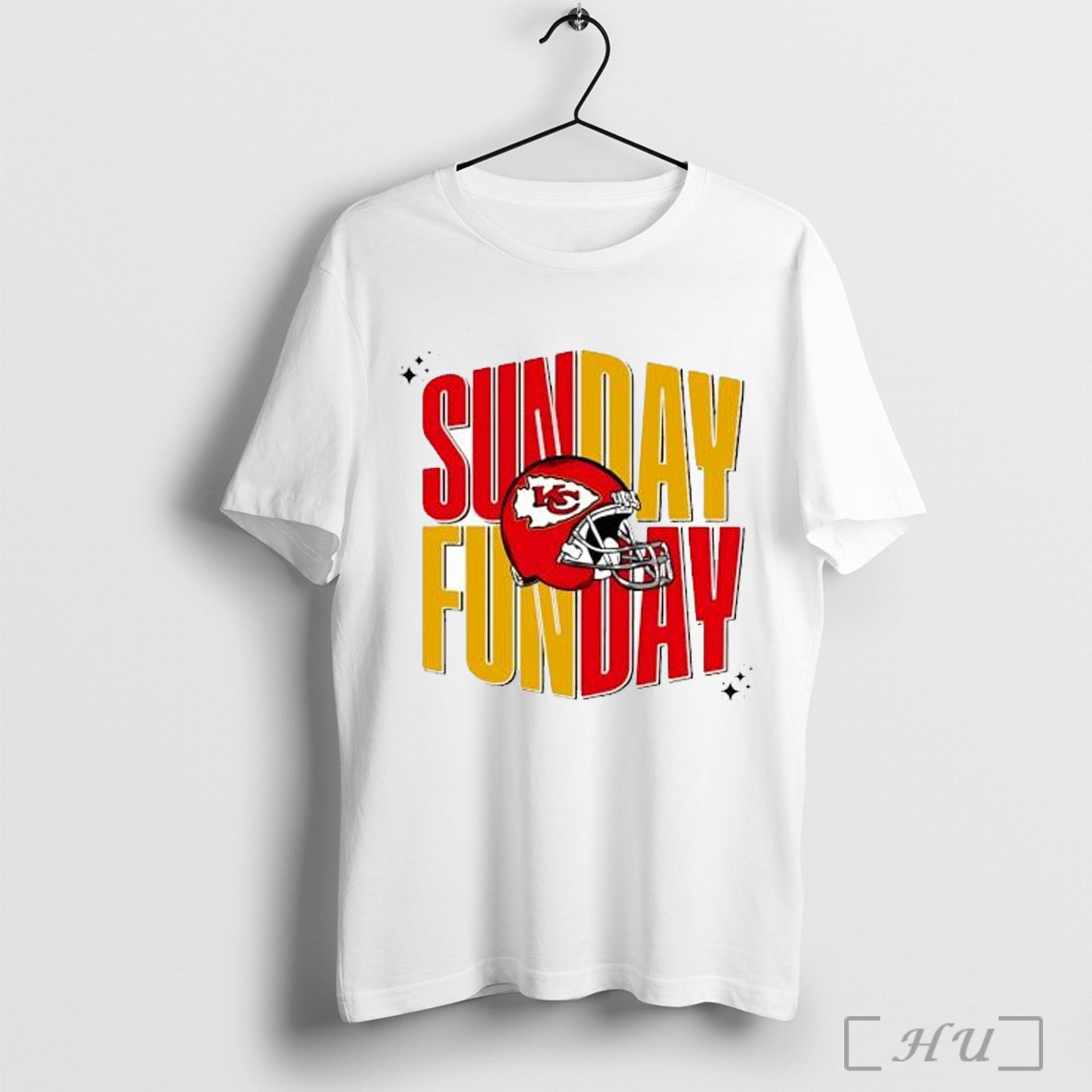 Officials Kansas City Chiefs Sunday Fun Day Helmet - Adult & Kids T-Shirts, Sweatshirts & Hoodies apparel design preview 1
