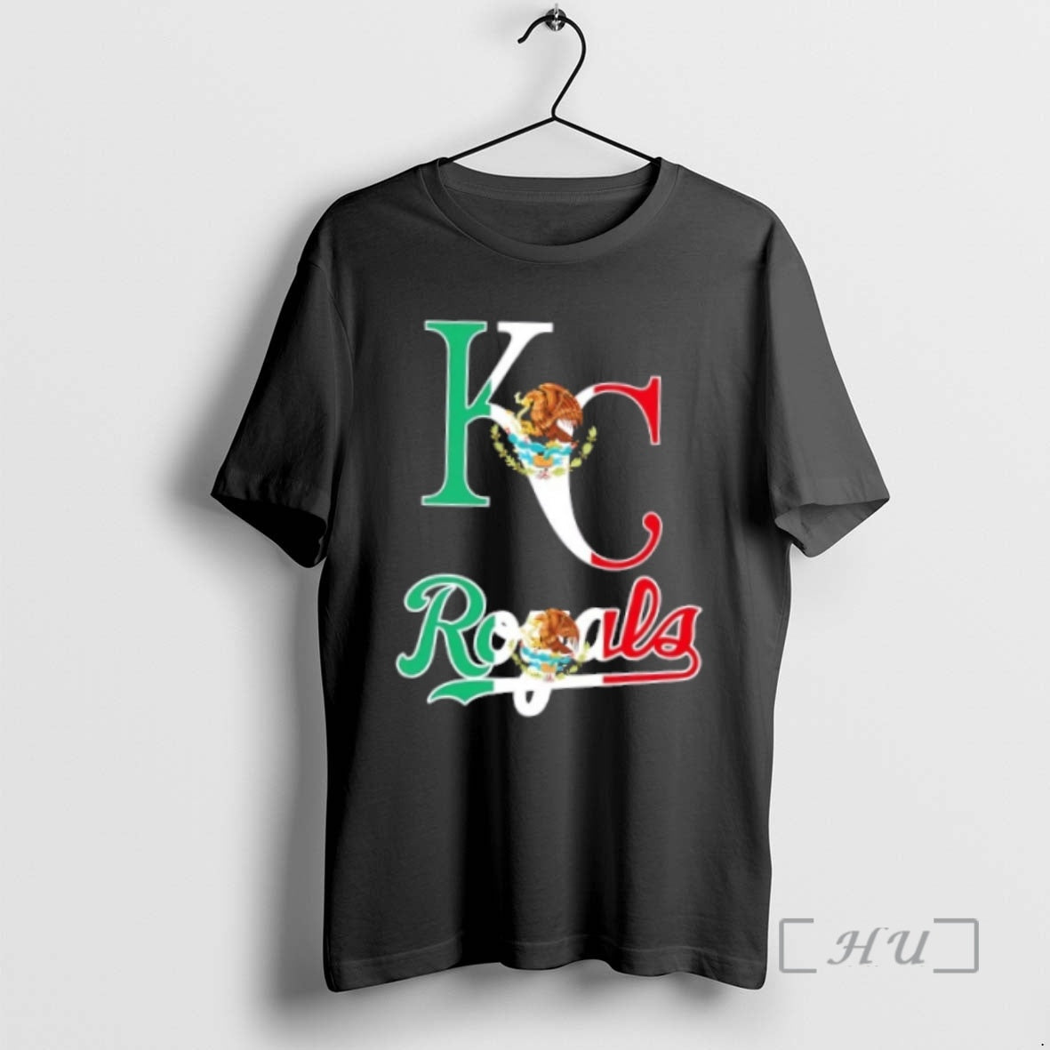 Officials Kansas City Royals Baseball X Mexican Flag - Adult & Kids T-Shirts, Sweatshirts & Hoodies apparel design preview 1