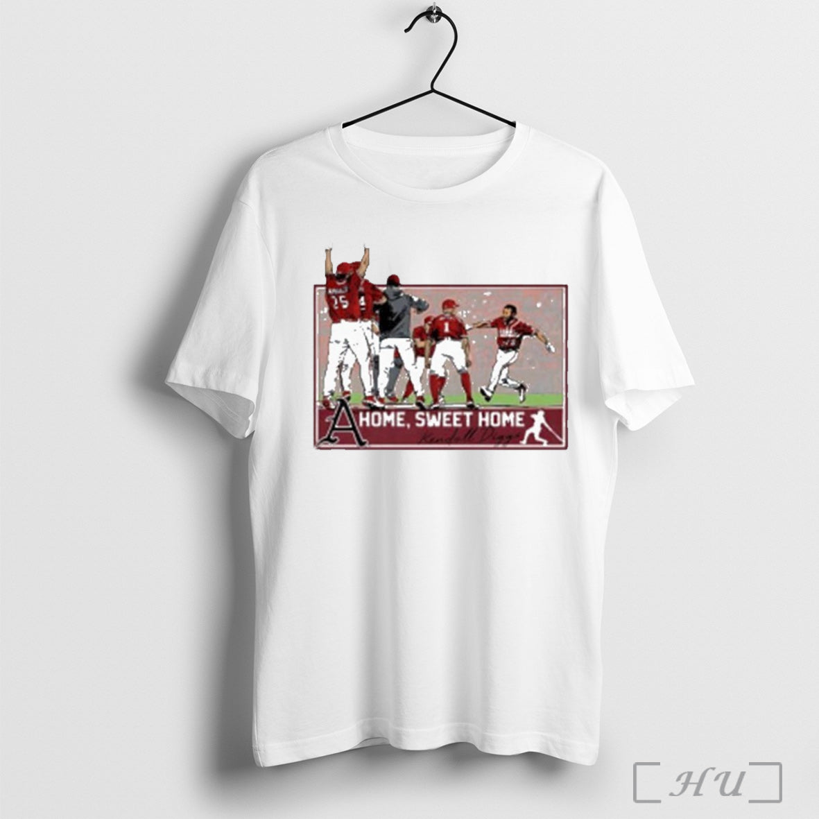Officials Kendall Diggs Arkansas Razorbacks Baseball - Adult & Kids T-Shirts, Sweatshirts & Hoodies apparel design preview 1