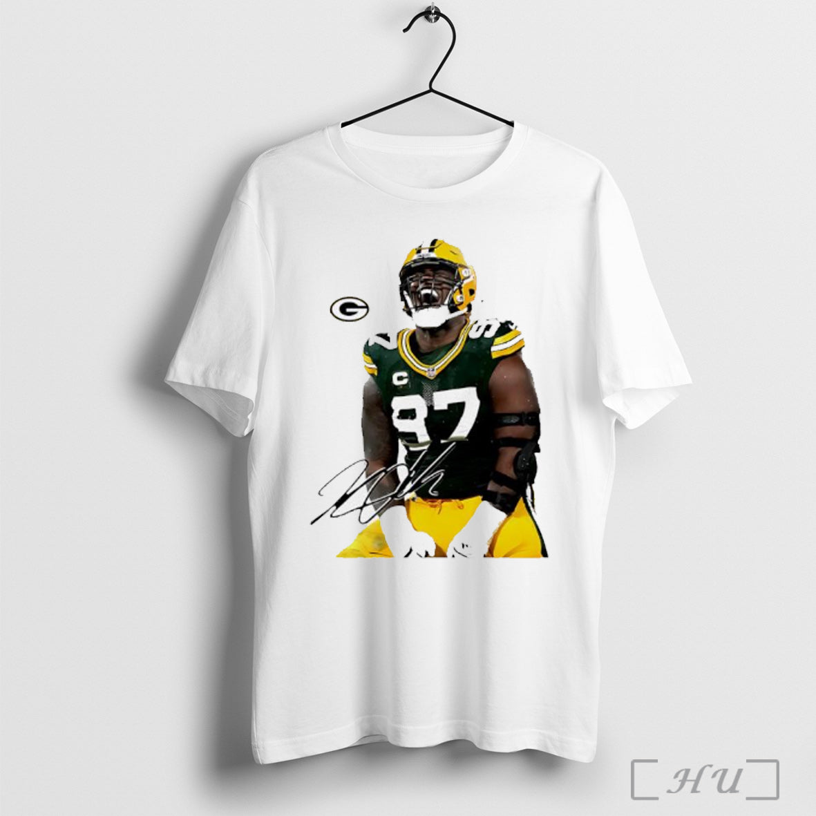 Officials Kenny Clark Number 97 Signature - Adult & Kids T-Shirts, Sweatshirts & Hoodies apparel design preview 1