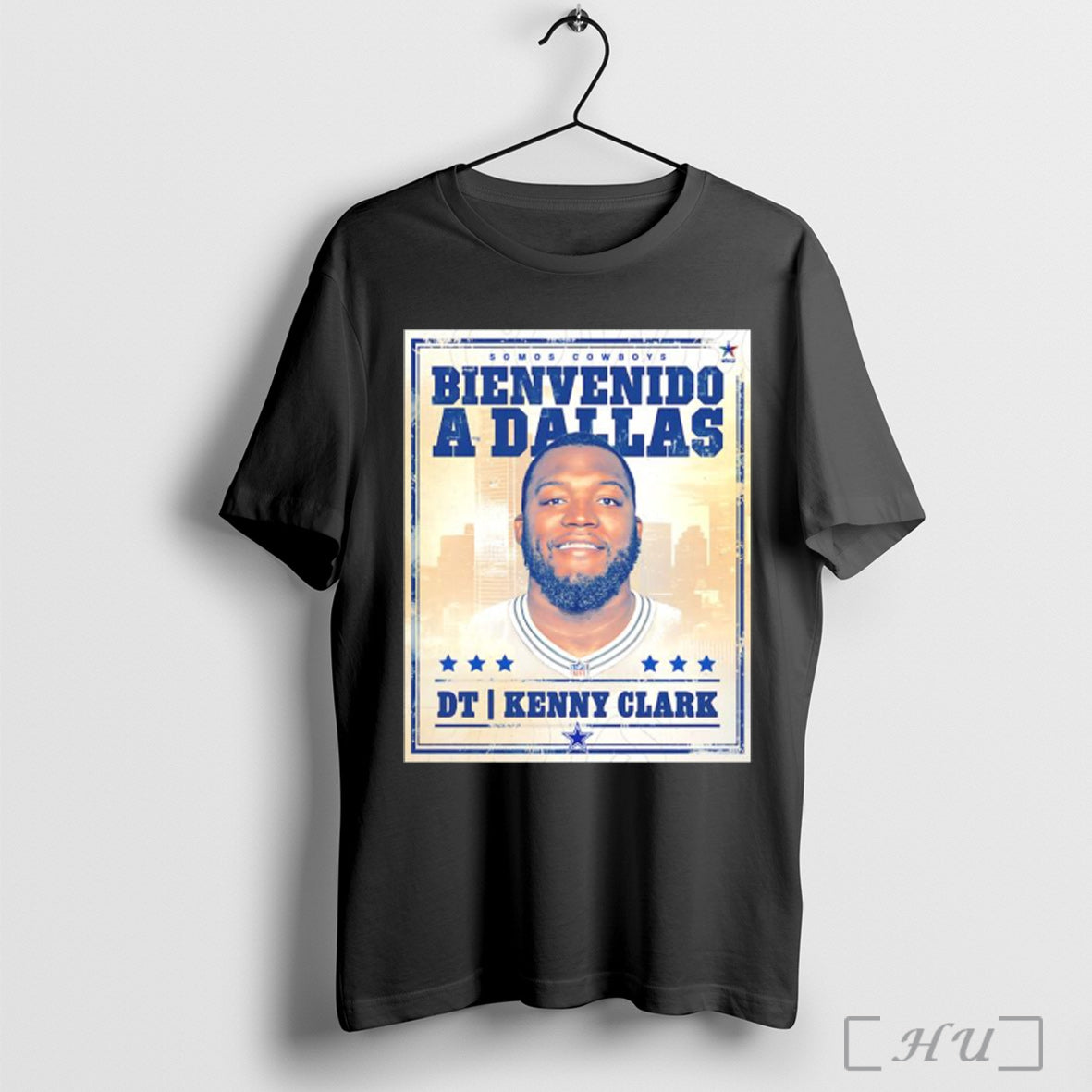 Officials Kenny Clark Welcome To Dallas Cowboys - Adult & Kids T-Shirts, Sweatshirts & Hoodies apparel design preview 1