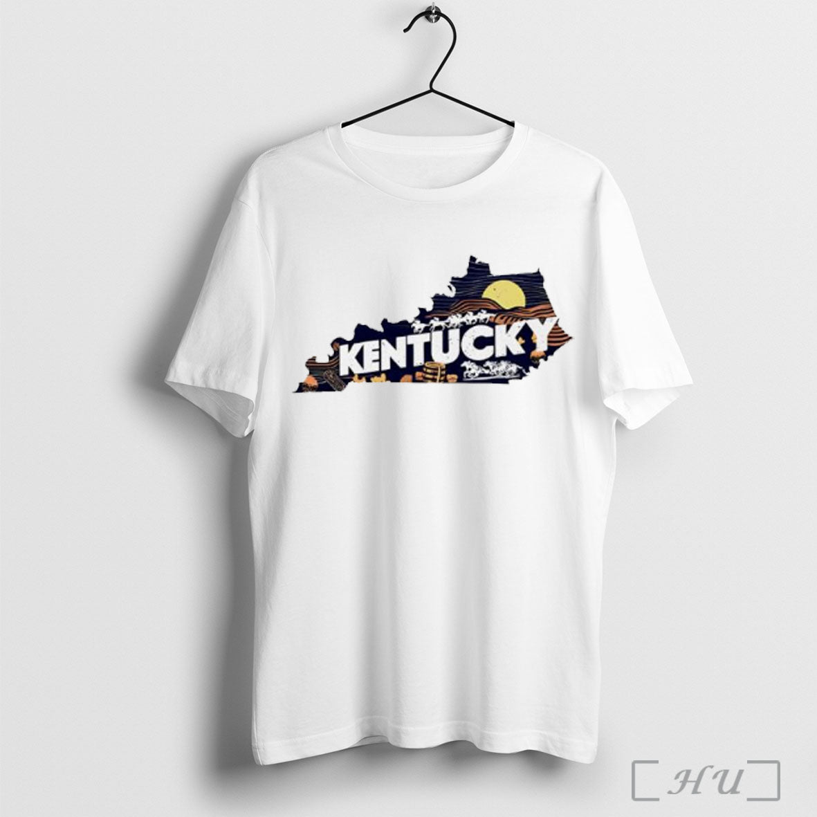 Officials Kentucky Traditions Map - Adult & Kids T-Shirts, Sweatshirts & Hoodies apparel design preview 1