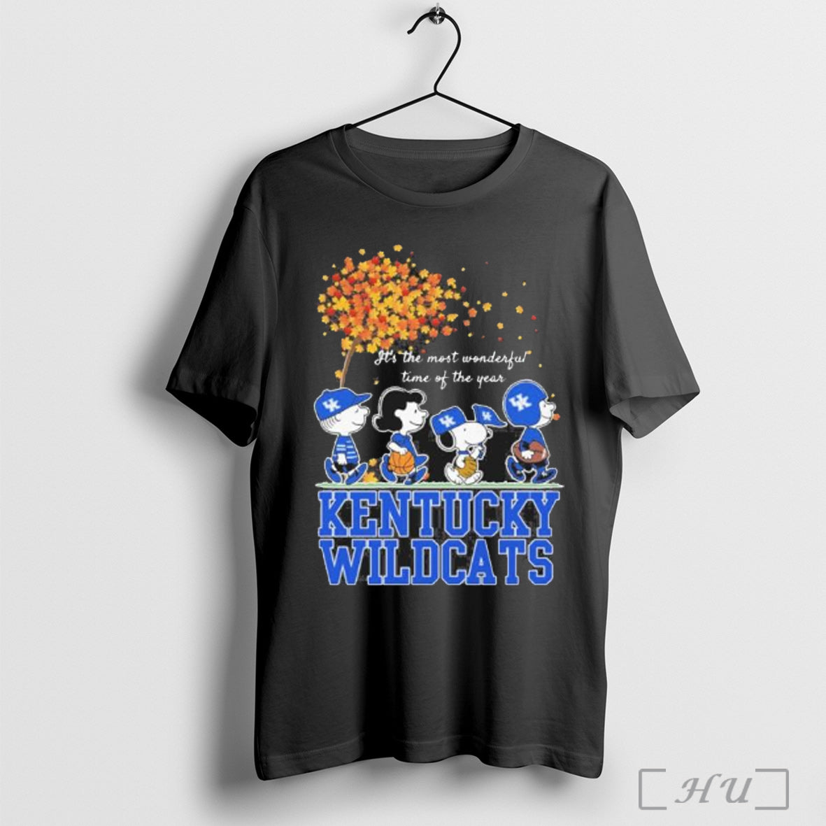 Officials Kentucky Wildcats And Peanuts Characters - Adult & Kids T-Shirts, Sweatshirts & Hoodies apparel design preview 1