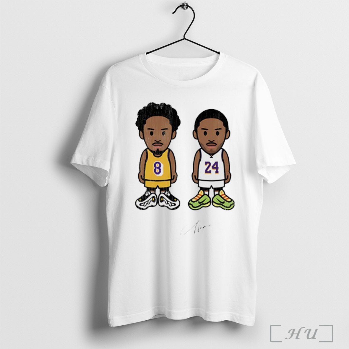 Officials Kobe Bryant Number 8 And 24 Signature - Adult & Kids T-Shirts, Sweatshirts & Hoodies apparel design preview 1