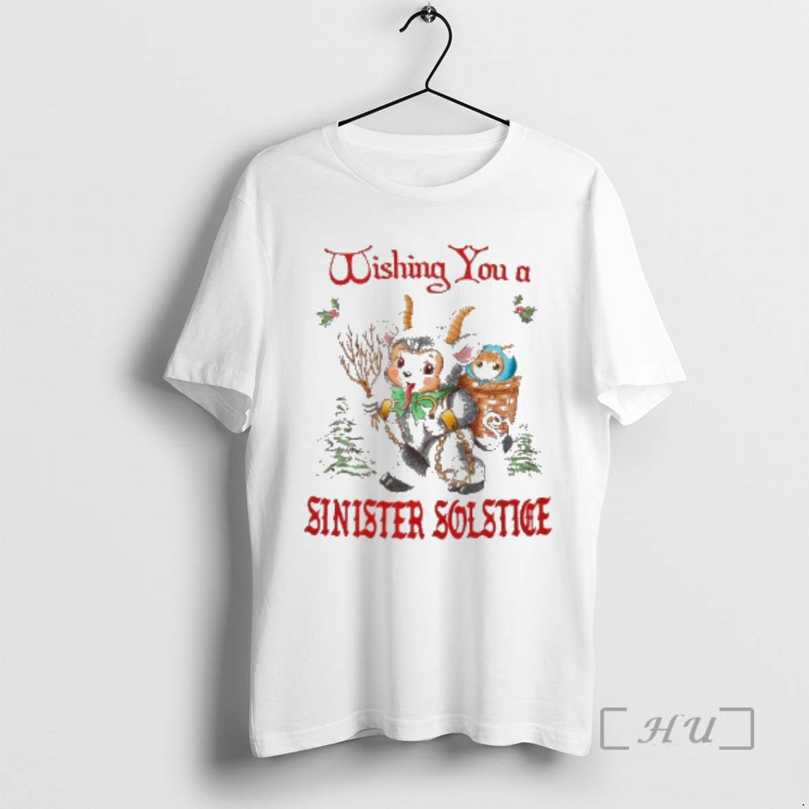 Officials Krampus Wishing You A Sinister Solstice - Adult & Kids T-Shirts, Sweatshirts & Hoodies apparel design preview 1