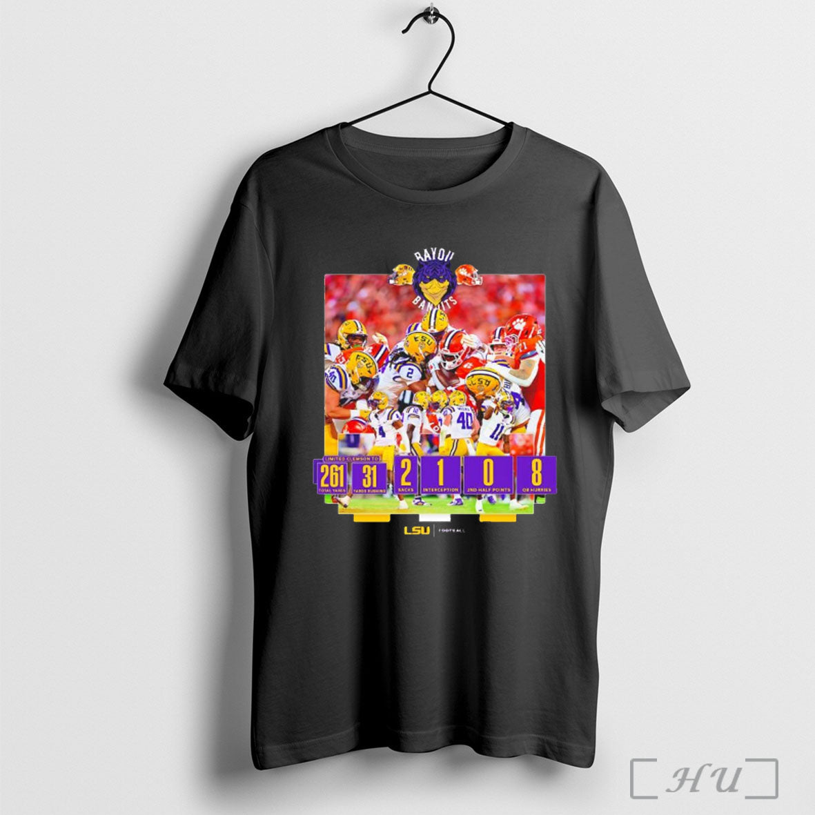 Officials Lsu Football Bayou Bandits 2025 - Adult & Kids T-Shirts, Sweatshirts & Hoodies apparel design preview 1