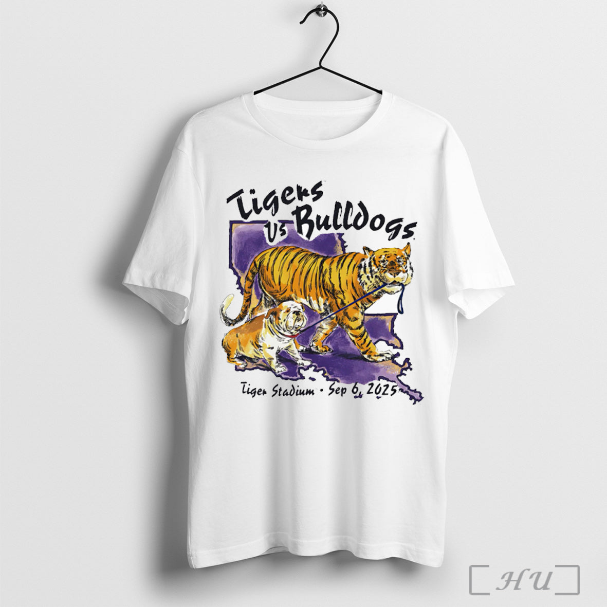 Officials Lsu Vs La Tech Game Day 2025 - Adult & Kids T-Shirts, Sweatshirts & Hoodies apparel design preview 1