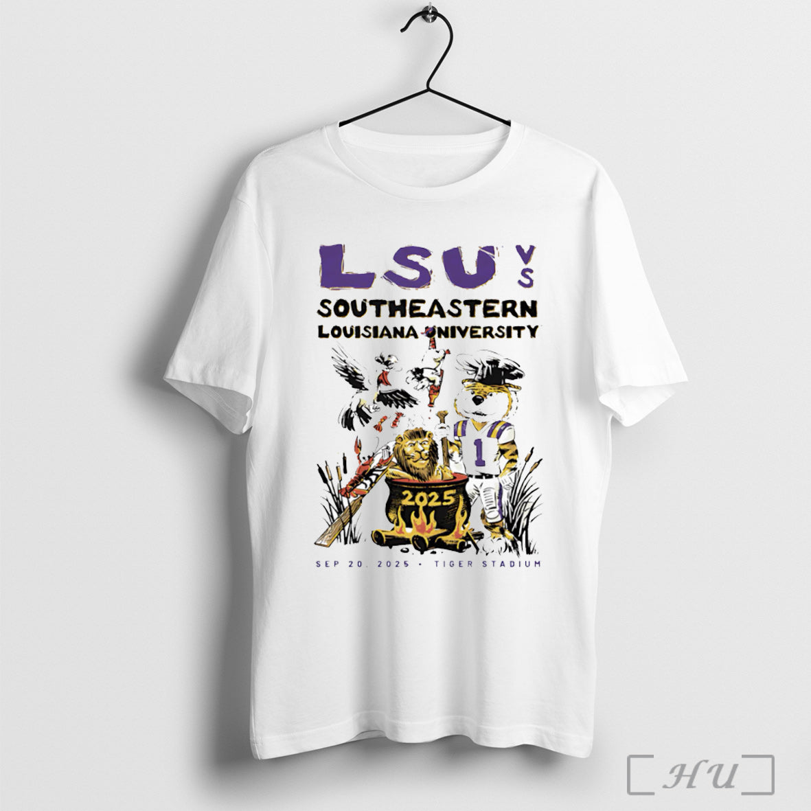 Officials Lsu Vs Southeastern Game Day 2025 - Adult & Kids T-Shirts, Sweatshirts & Hoodies apparel design preview 1