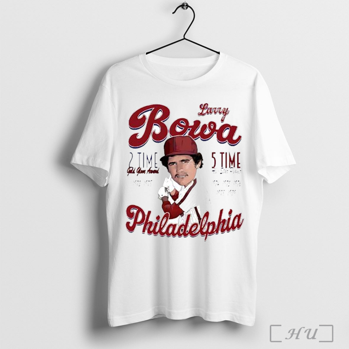 Officials Larry Bowa Philadelphia Comic 5 Time All - Adult & Kids T-Shirts, Sweatshirts & Hoodies apparel design preview 1