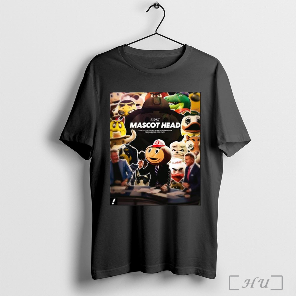 Officials Lee Corso First Mascot Head College Gameday - Adult & Kids T-Shirts, Sweatshirts & Hoodies apparel design preview 1