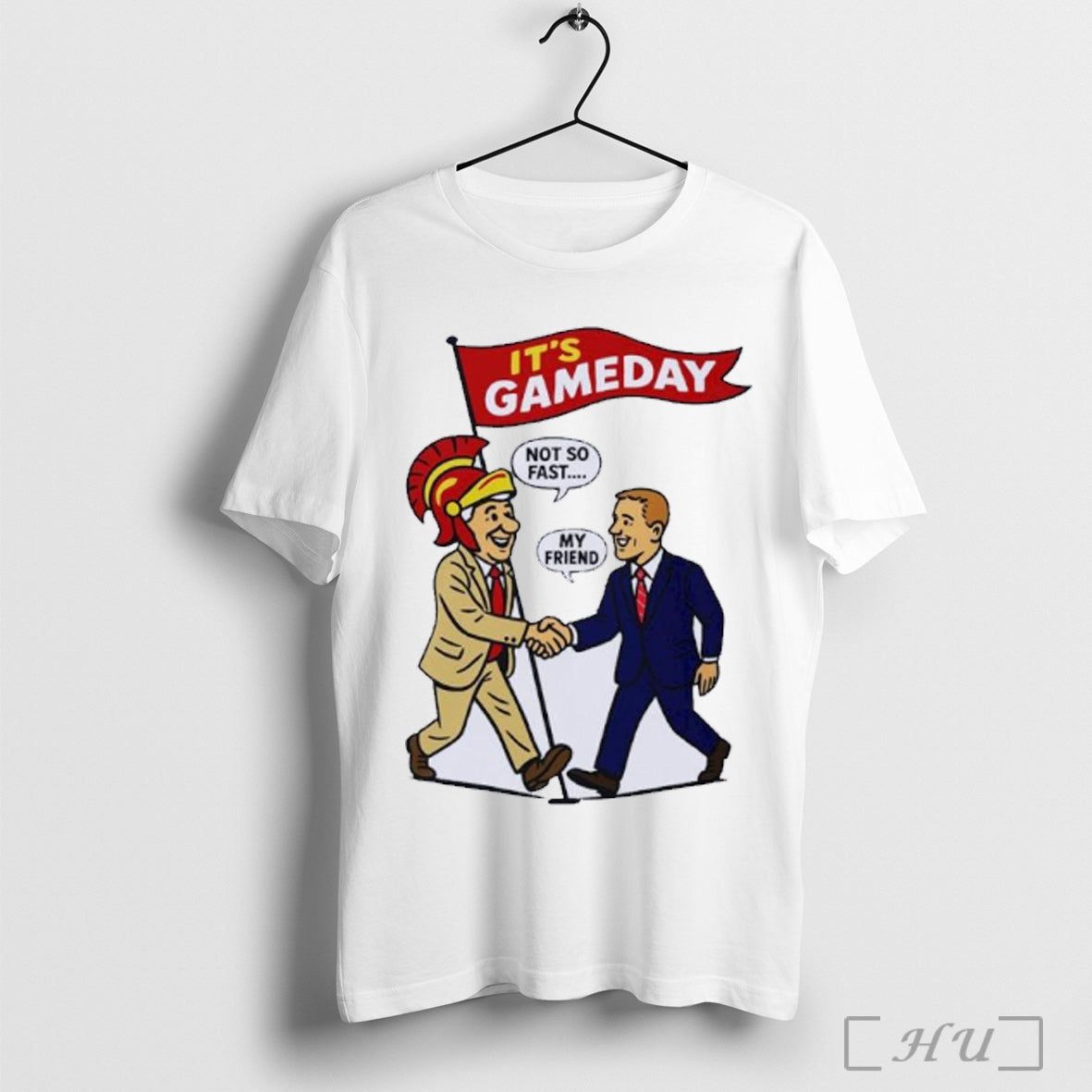 Officials Lee Corso Usc Its Gameday Not So Fast My - Adult & Kids T-Shirts, Sweatshirts & Hoodies apparel design preview 1