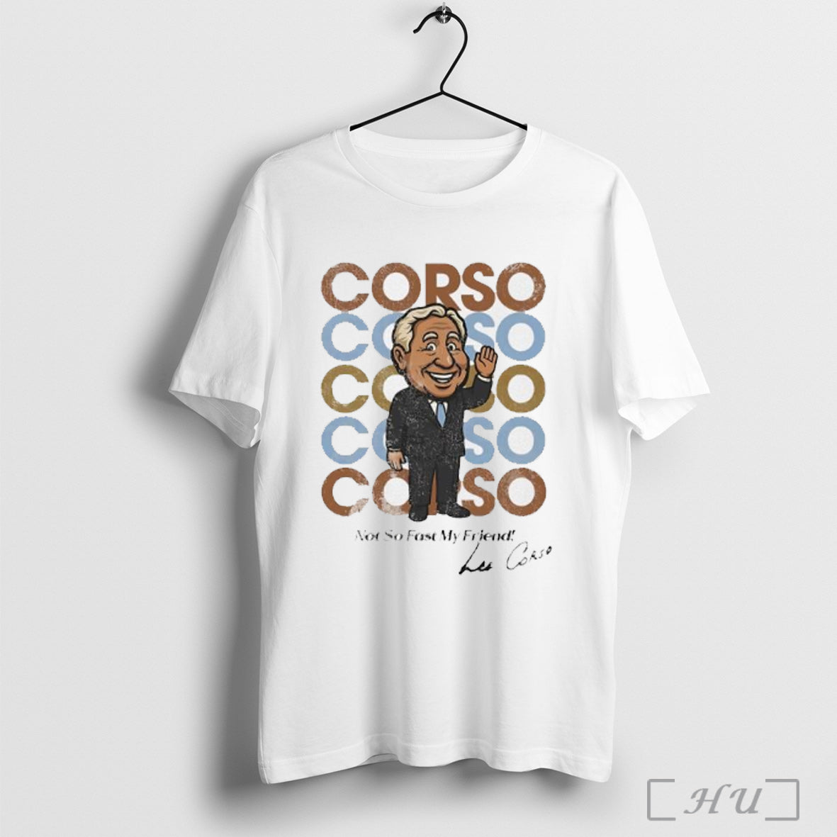 Officials Lee Corso Not So Fast My Friend Cartoon - Adult & Kids T-Shirts, Sweatshirts & Hoodies apparel design preview 1