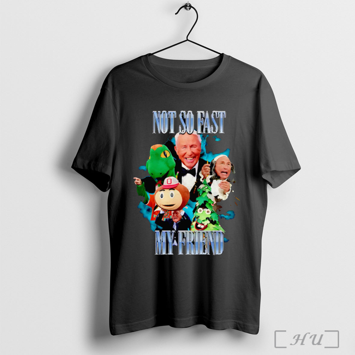 Officials Lee Corso Not So Fast My Friend Mascot - Adult & Kids T-Shirts, Sweatshirts & Hoodies apparel design preview 1
