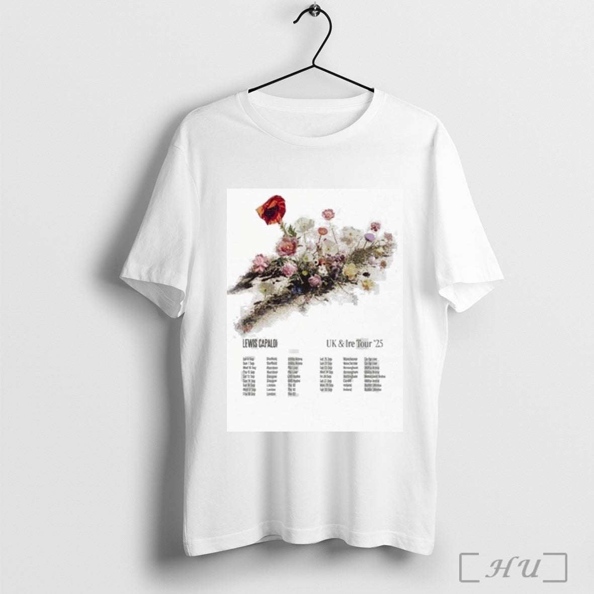 Officials Lewis Capaldi Uk Ireland Tour 2025 Dates - Adult & Kids T-Shirts, Sweatshirts & Hoodies apparel design preview 1