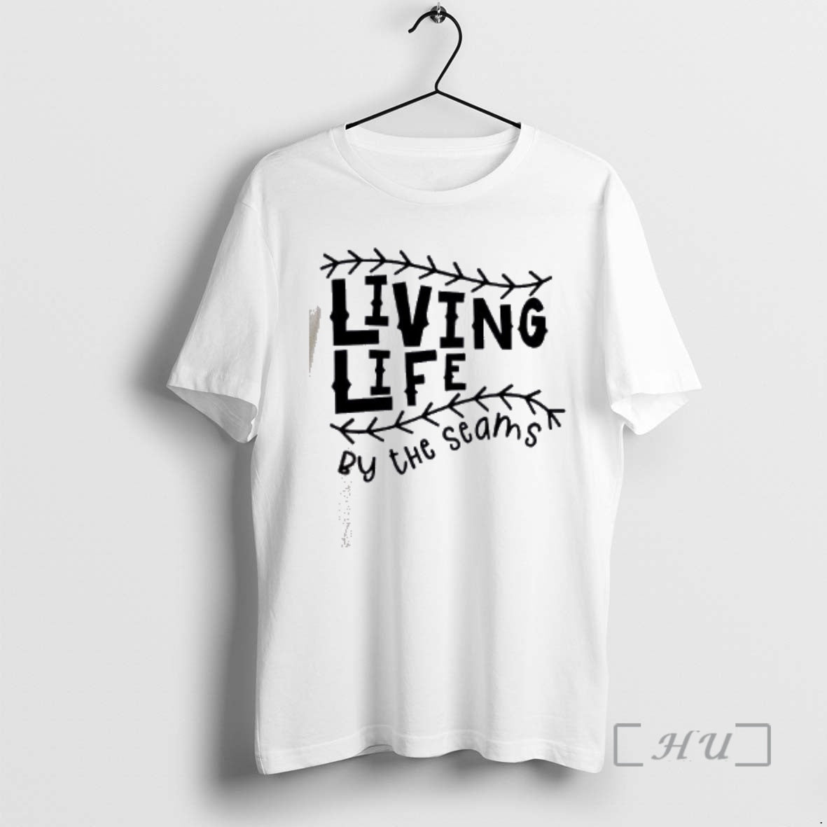 Officials Living Life By The Seams Baseball - Adult & Kids T-Shirts, Sweatshirts & Hoodies apparel design preview 1
