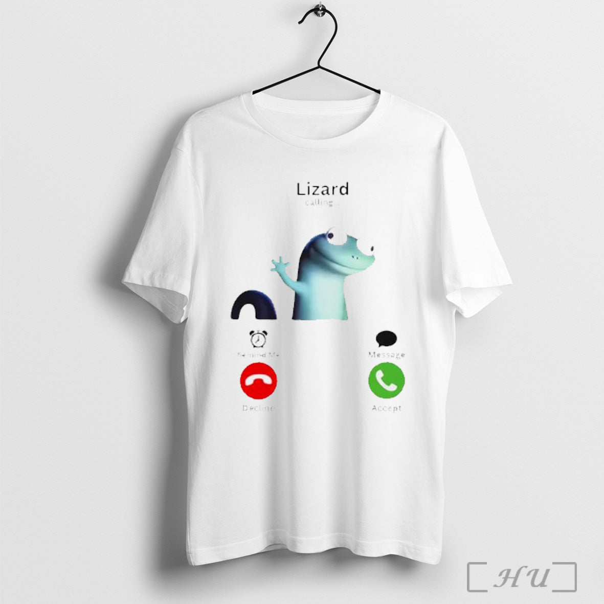Officials Lizard Calling Accept Or Decline Funny Meme - Adult & Kids T-Shirts, Sweatshirts & Hoodies apparel design preview 1
