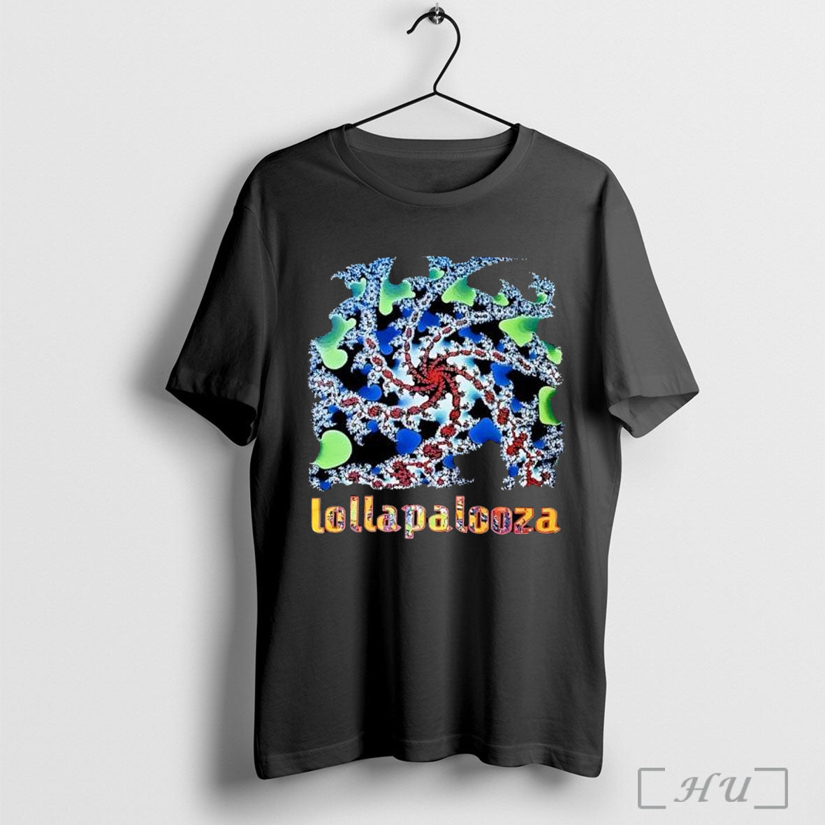 Officials Lollapalooza Fractal Spiral - Adult & Kids T-Shirts, Sweatshirts & Hoodies apparel design preview 1