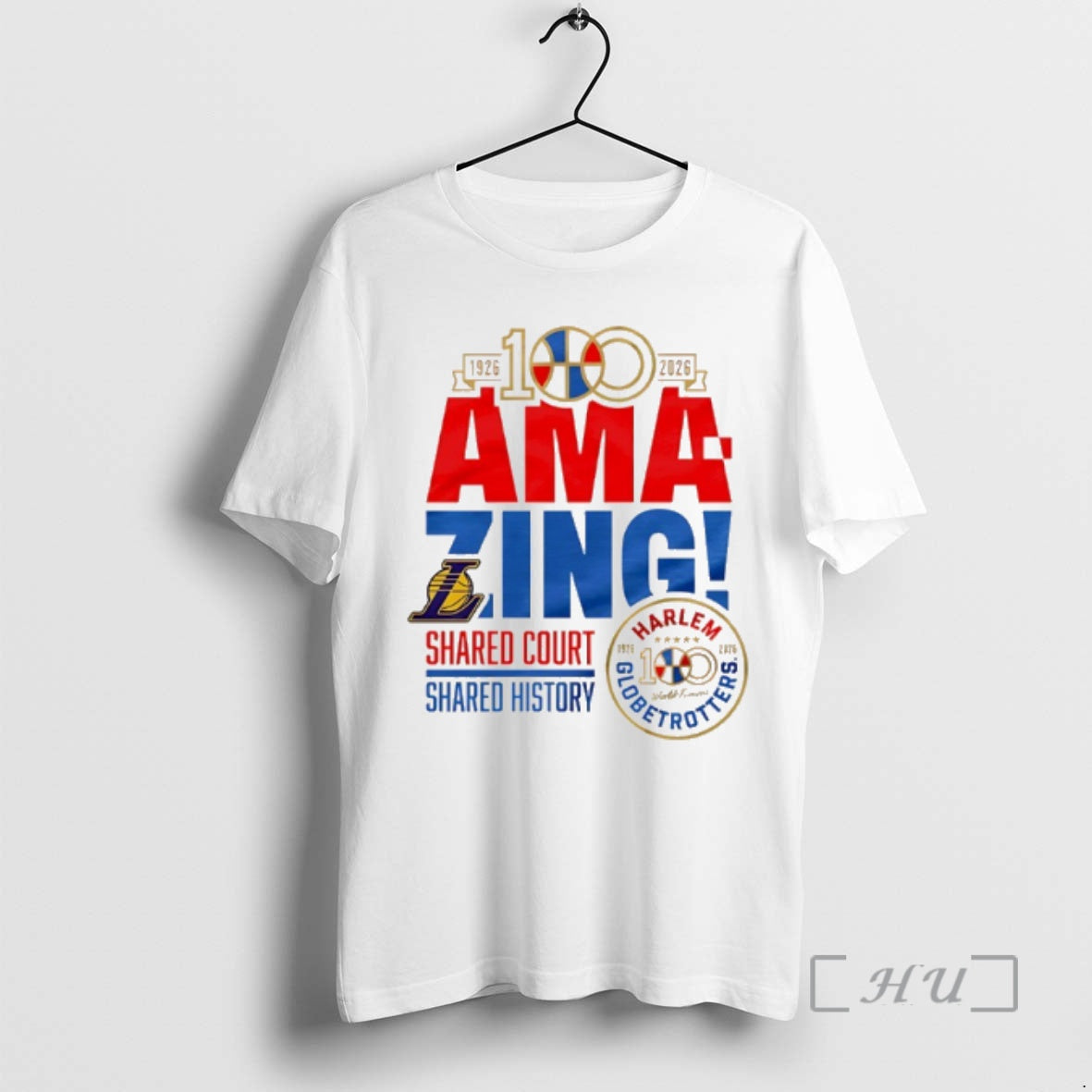 Officials Los Angeles Lakers X Harlem Globetrotters - Adult & Kids T-Shirts, Sweatshirts & Hoodies apparel design preview 1