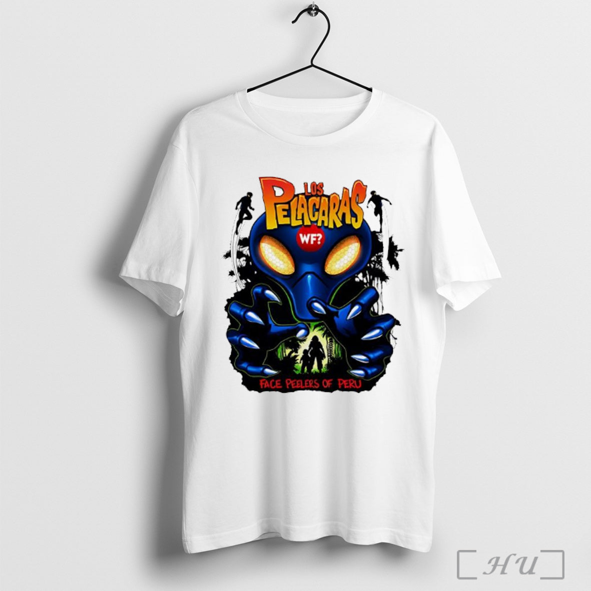 Officials Los Pelacaras Face Peelers Of Peru Alien - Adult & Kids T-Shirts, Sweatshirts & Hoodies apparel design preview 1