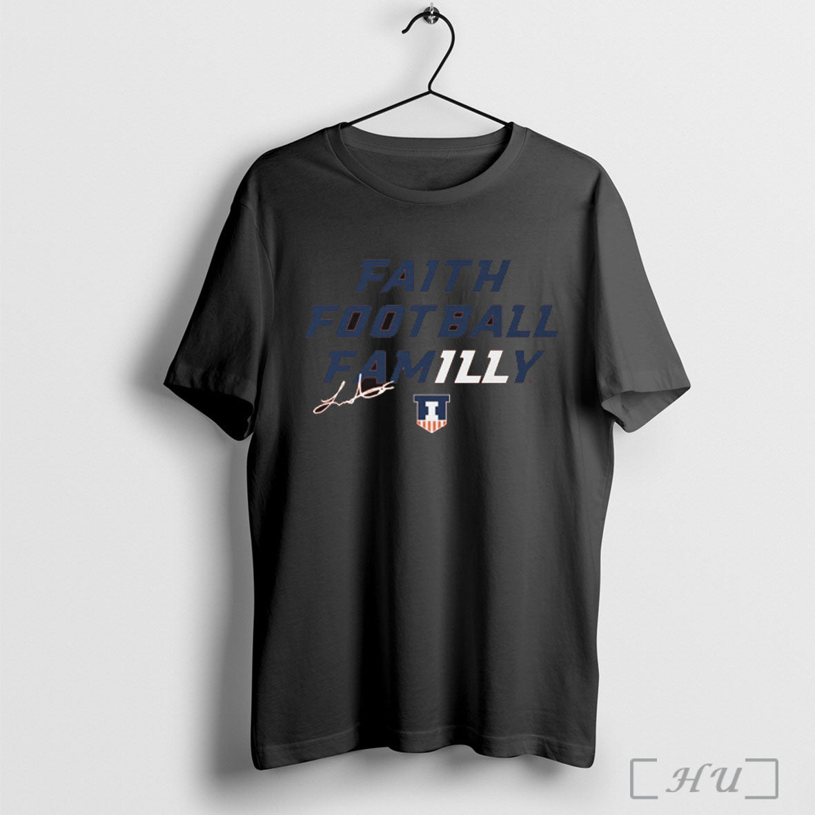 Officials Luke Altmyer Faith Football Familly - Adult & Kids T-Shirts, Sweatshirts & Hoodies apparel design preview 1