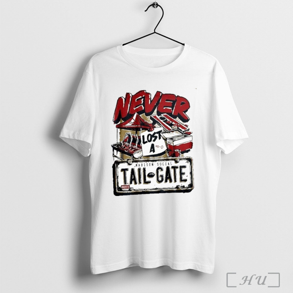 Officials Madison Social Never Lost A Tailgate - Adult & Kids T-Shirts, Sweatshirts & Hoodies apparel design preview 1