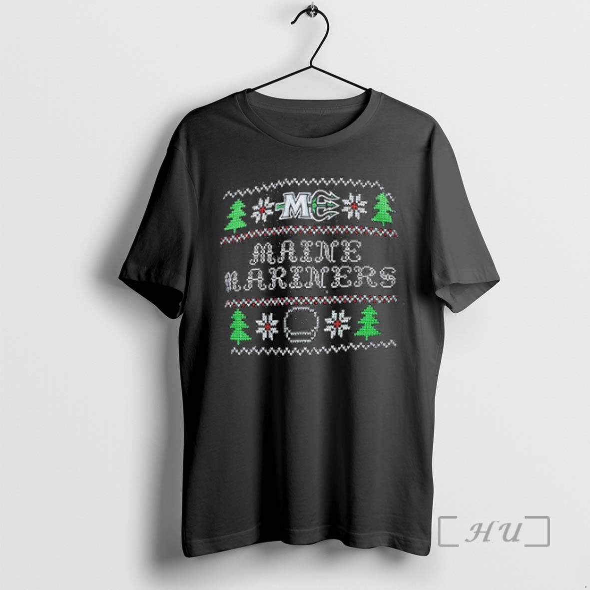 Officials Maine Mariners Ugly Christmas - Adult & Kids T-Shirts, Sweatshirts & Hoodies apparel design preview 1