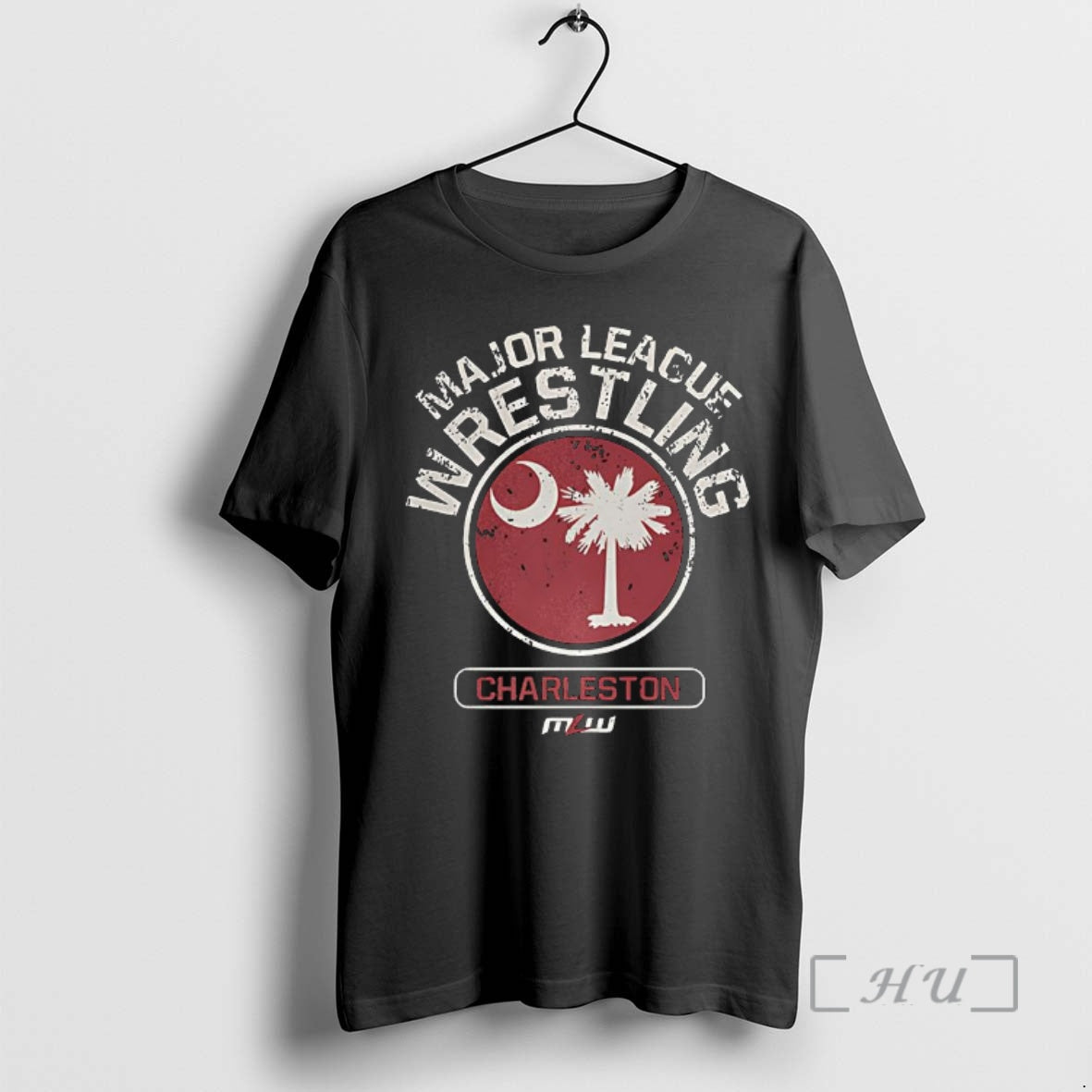 Officials Major League Wrestling Charleston Palm And - Adult & Kids T-Shirts, Sweatshirts & Hoodies apparel design preview 1