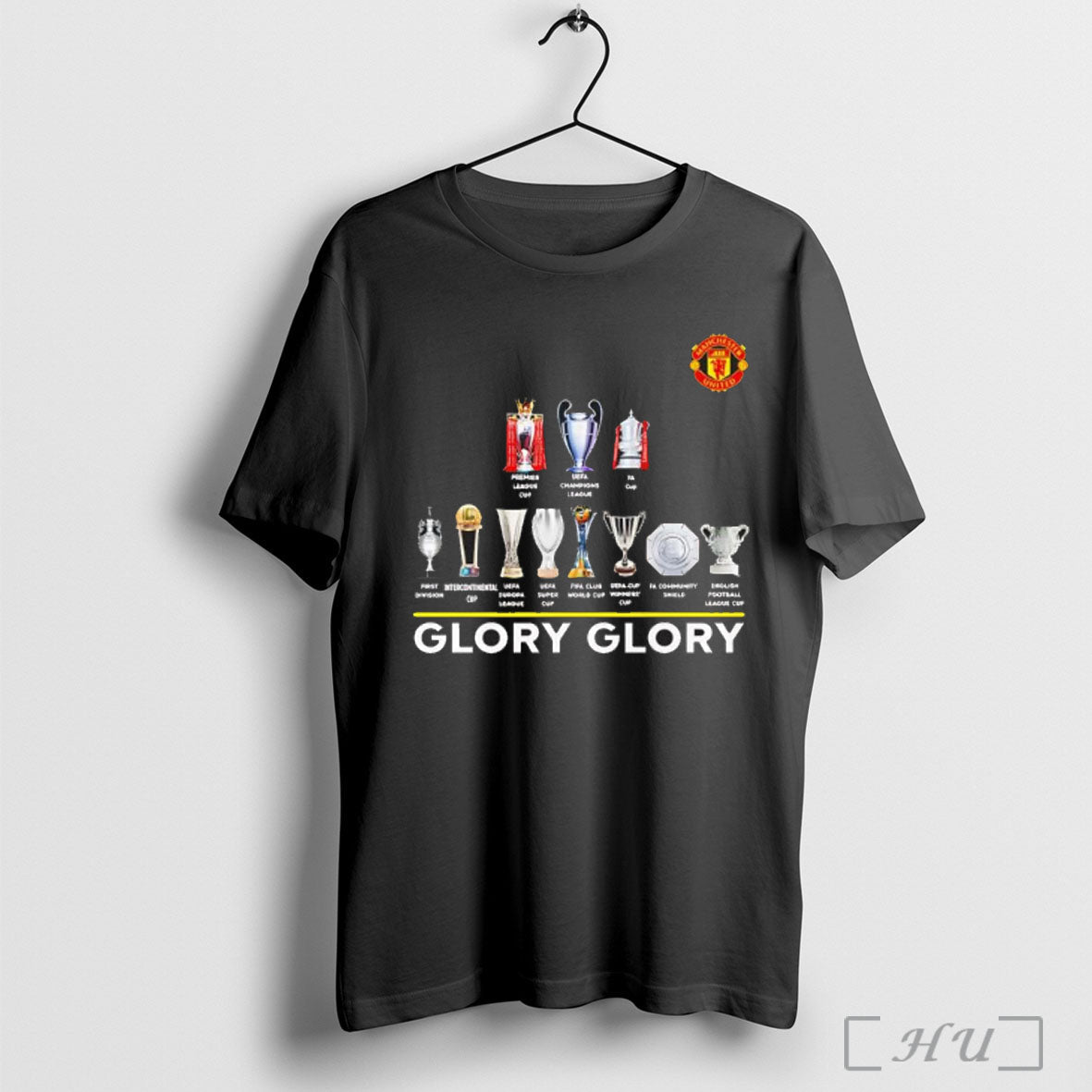 Officials Manchester United Glory Trophy - Adult & Kids T-Shirts, Sweatshirts & Hoodies apparel design preview 1