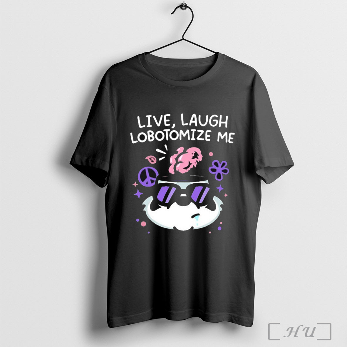 Officials Mandatoryfunday Live Laugh Lobotomize Me - Adult & Kids T-Shirts, Sweatshirts & Hoodies apparel design preview 1