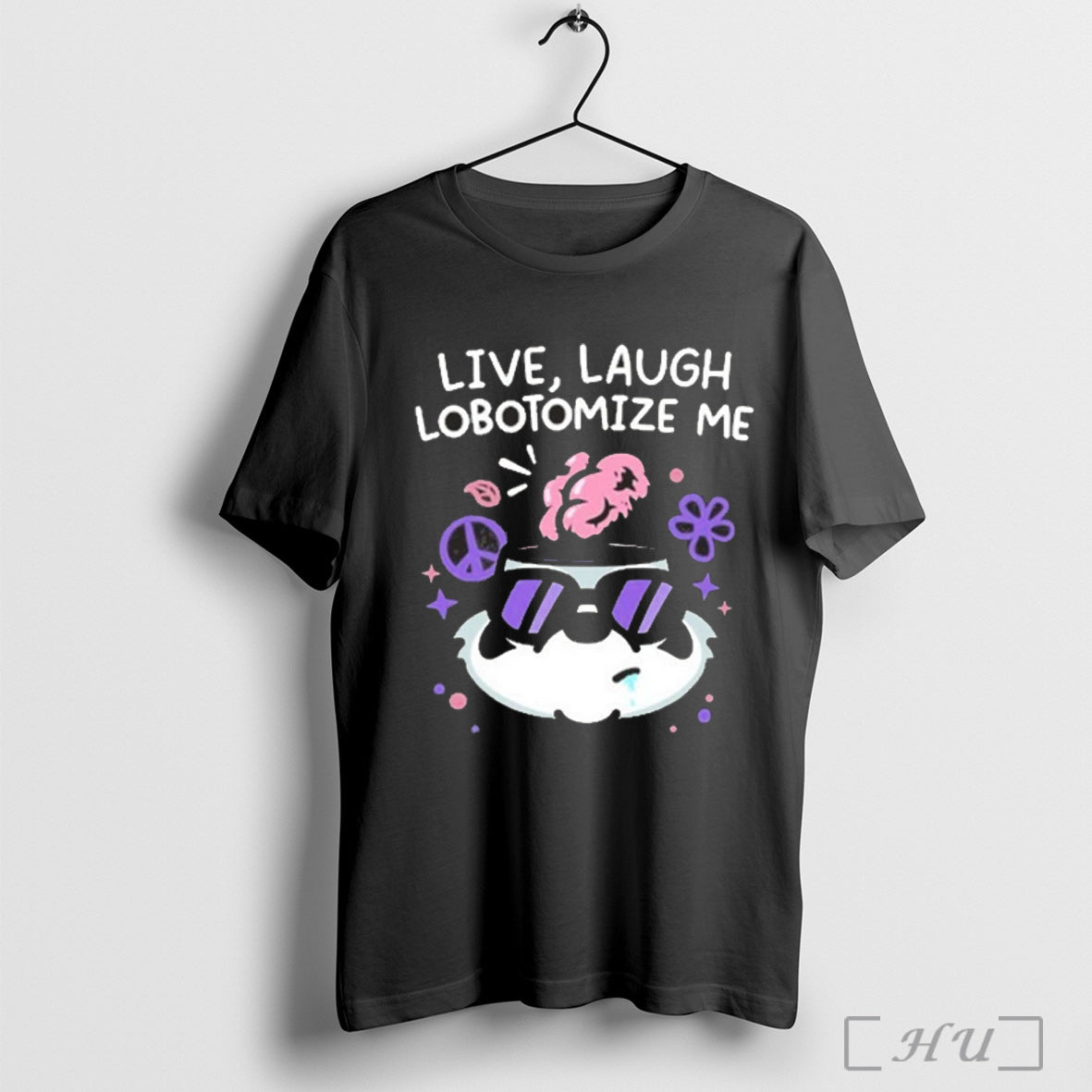 Officials Mandatoryfunday Live Laugh Lobotomize - Adult & Kids T-Shirts, Sweatshirts & Hoodies apparel design preview 1