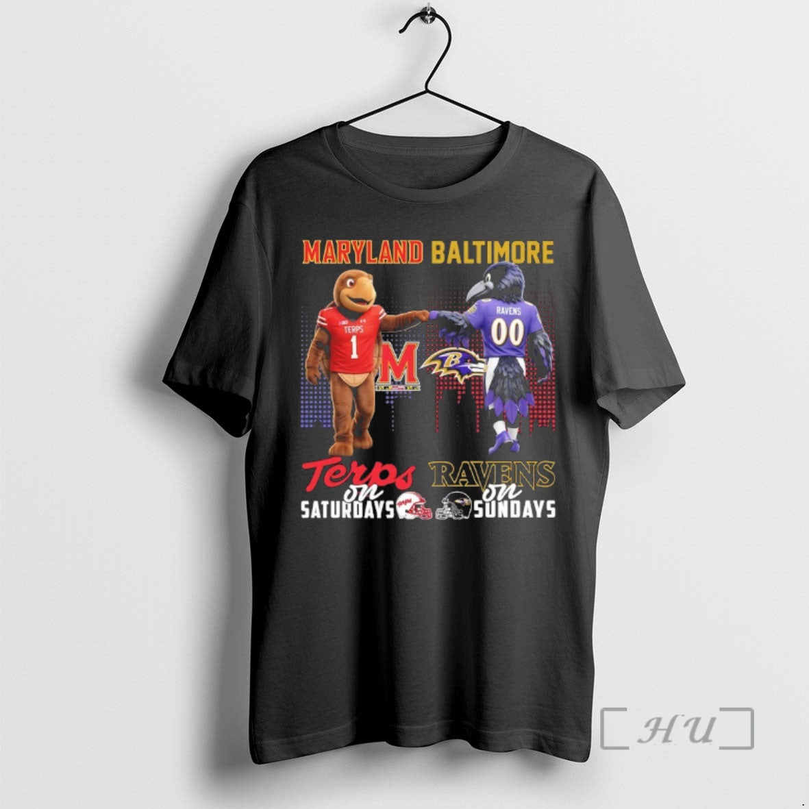 Officials Maryland Terrapins On Saturday And - Adult & Kids T-Shirts, Sweatshirts & Hoodies apparel design preview 1