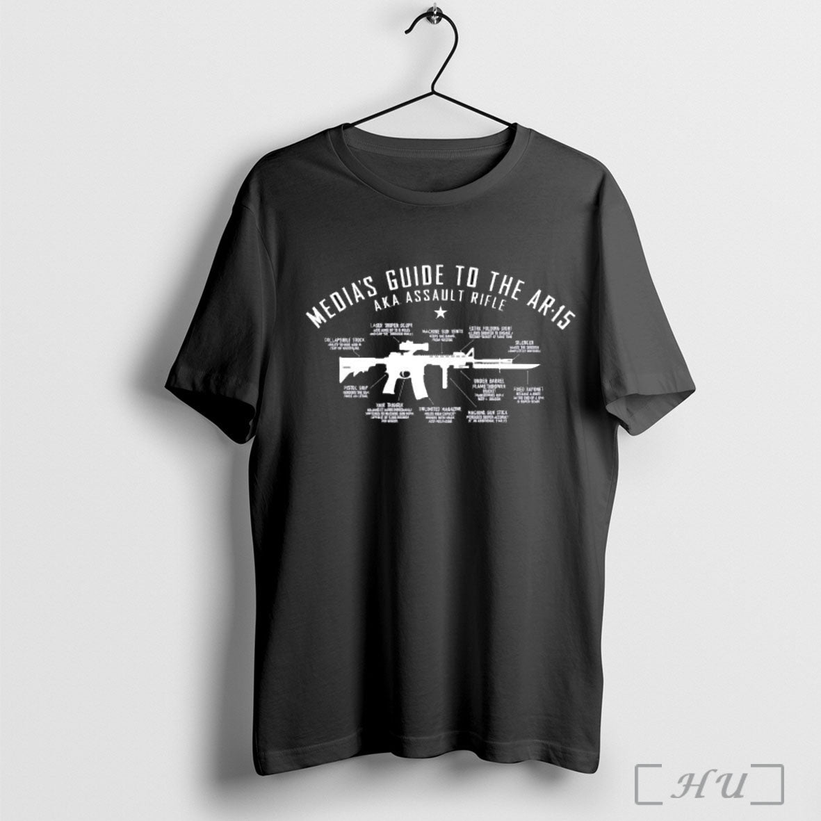 Officials Medias Guide To The Ar 15 Aka Assault Rifle - Adult & Kids T-Shirts, Sweatshirts & Hoodies apparel design preview 1