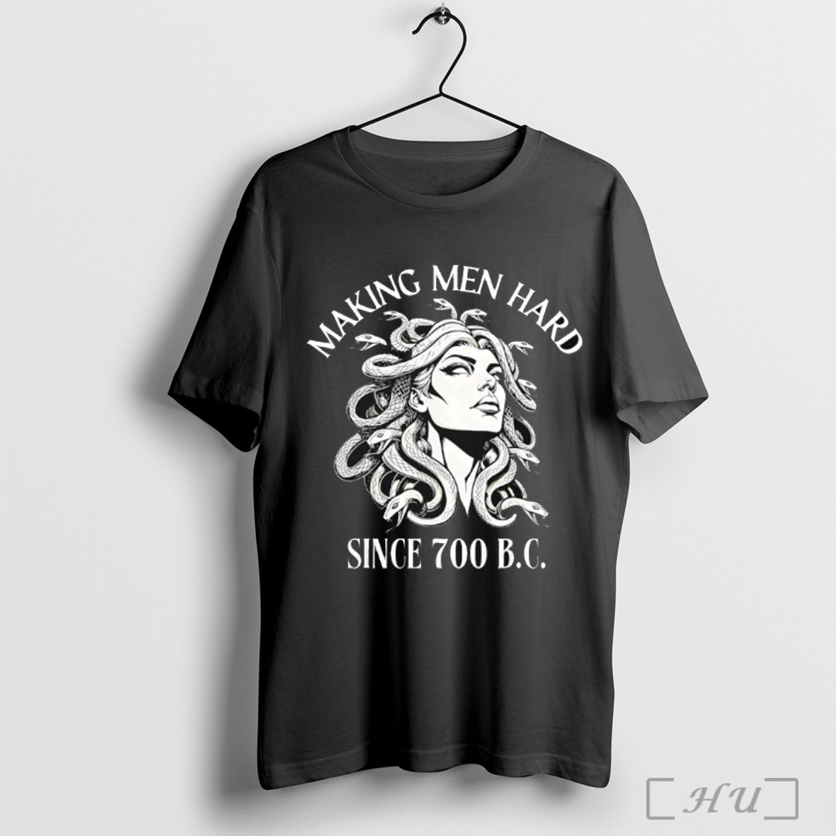 Officials Medusa Making Men Hard Since 700 B C Greek - Adult & Kids T-Shirts, Sweatshirts & Hoodies apparel design preview 1