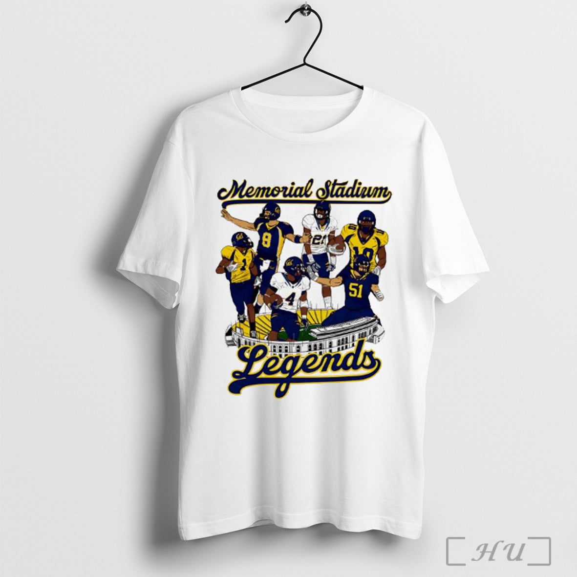 Officials Memorial Stadium Legends California Golden - Adult & Kids T-Shirts, Sweatshirts & Hoodies apparel design preview 1