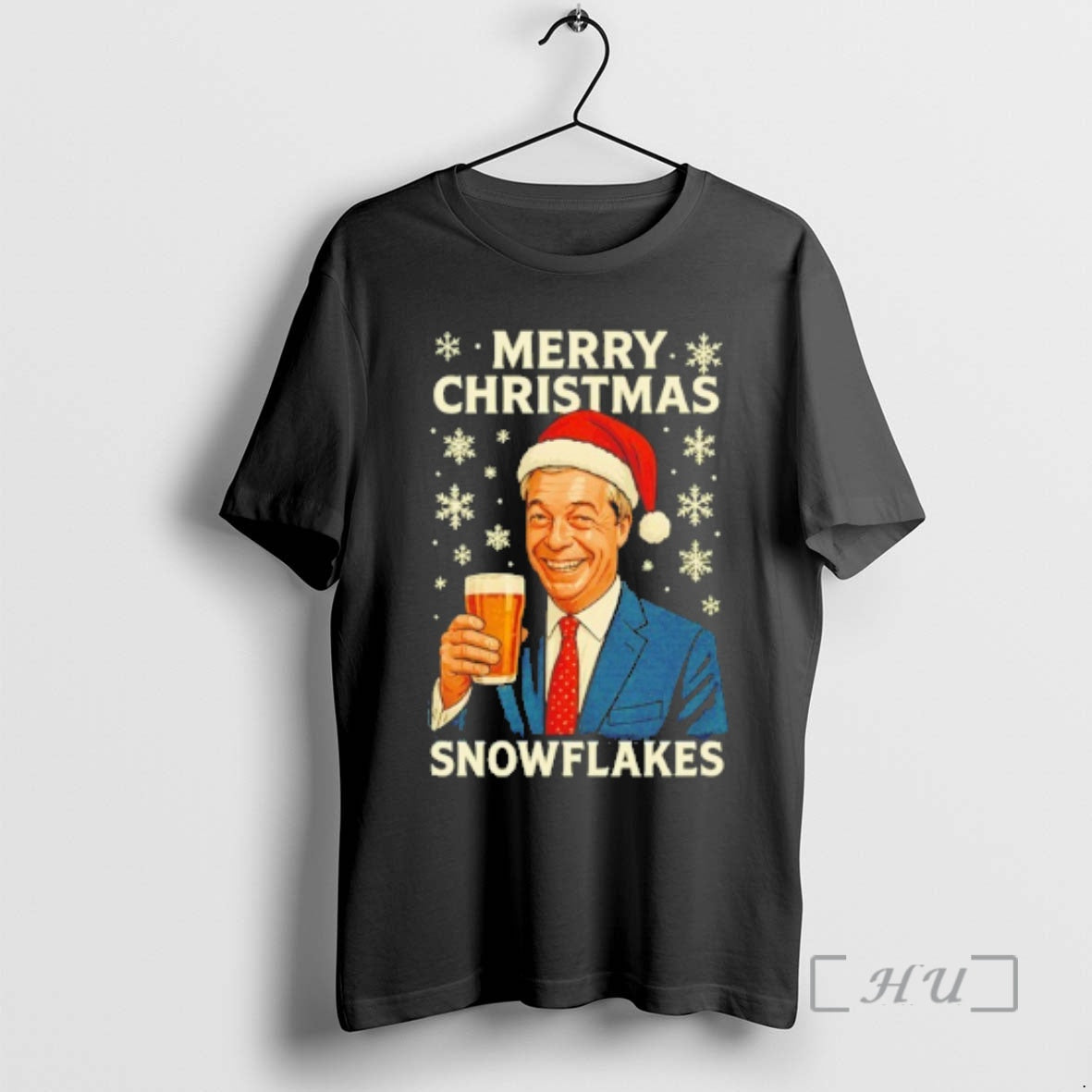 Officials Merry Christmas Snowflakes - Adult & Kids T-Shirts, Sweatshirts & Hoodies apparel design preview 1