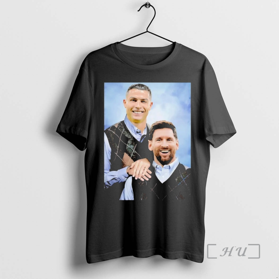 Officials Messi And Ronaldo Step Brothers Parody - Adult & Kids T-Shirts, Sweatshirts & Hoodies apparel design preview 1