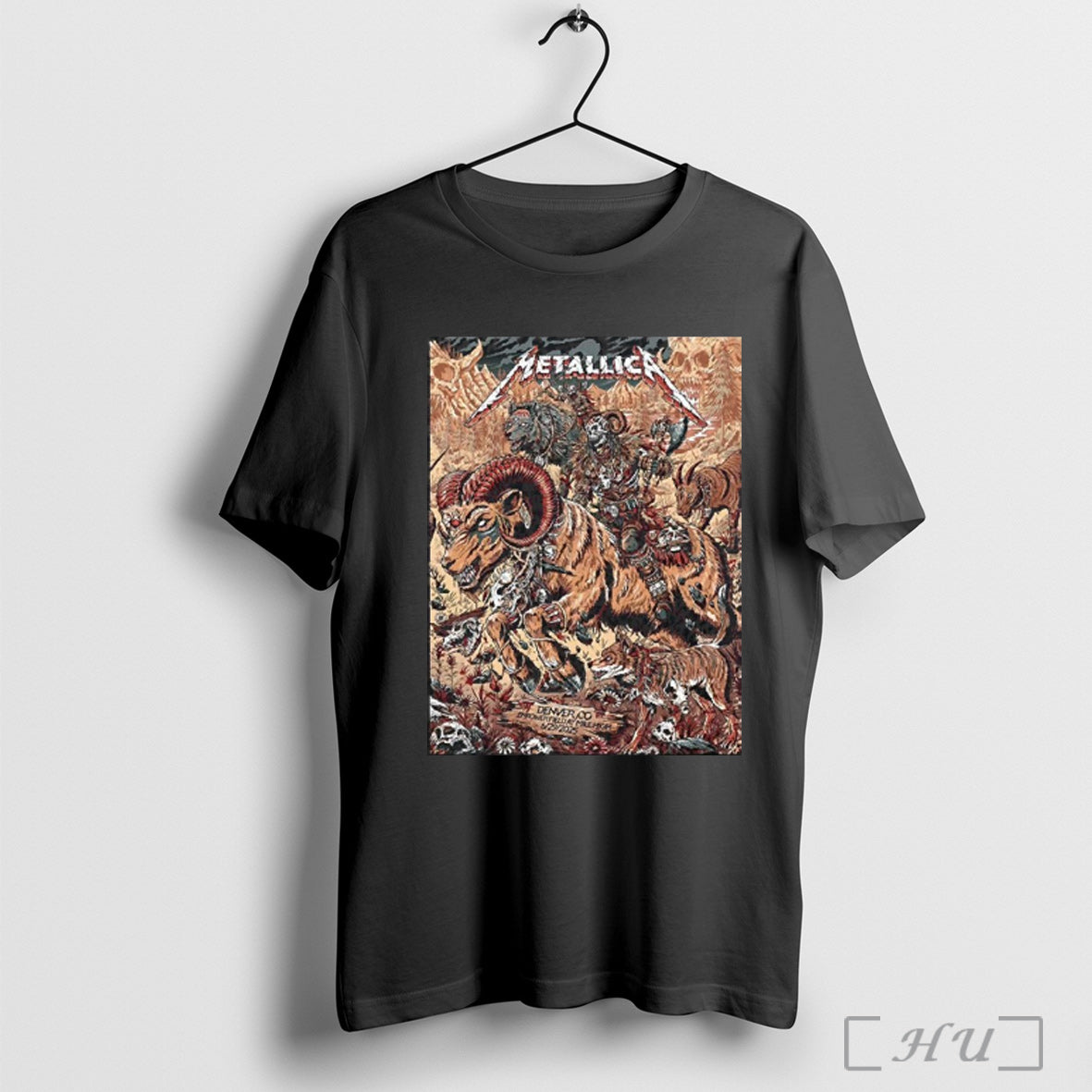Officials Metallica M72 Denver 2025 Night 2 Venue - Adult & Kids T-Shirts, Sweatshirts & Hoodies apparel design preview 1
