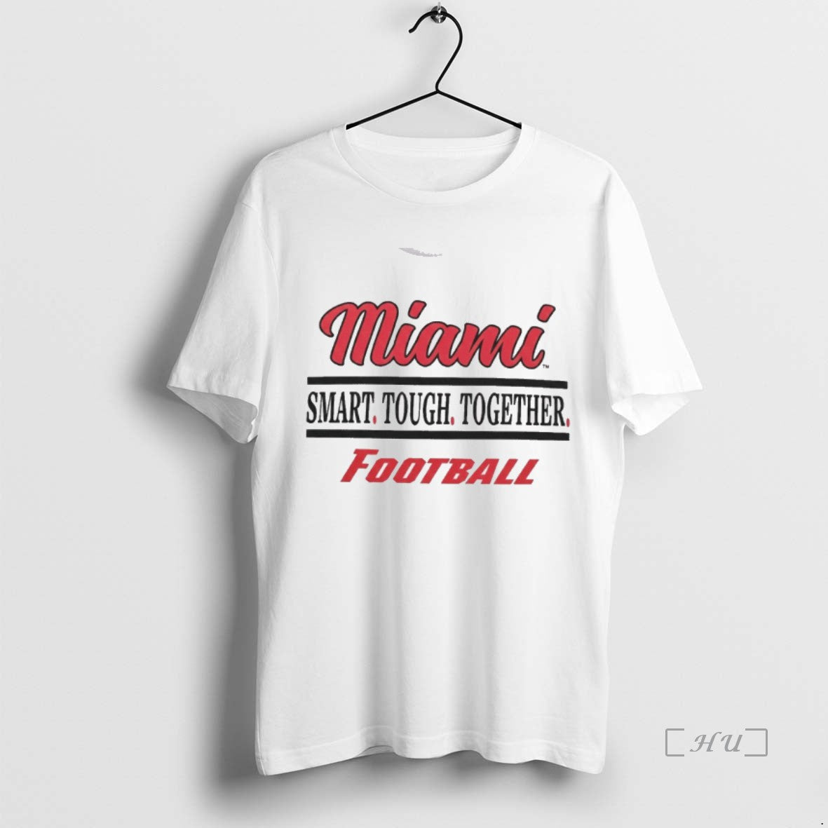 Officials Miami Redhawks Football Smart Tough - Adult & Kids T-Shirts, Sweatshirts & Hoodies apparel design preview 1