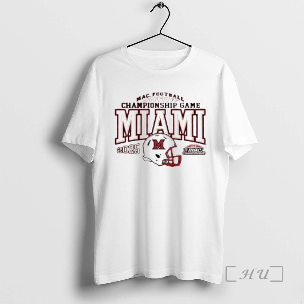 Officials Miami Redhawks 2025 Mac Football - Adult & Kids T-Shirts, Sweatshirts & Hoodies apparel design preview 1