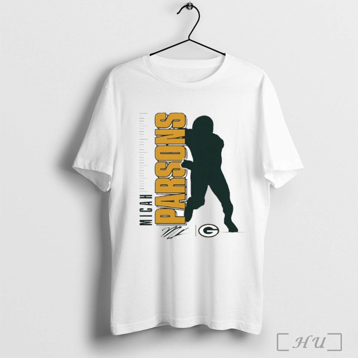 Officials Micah Parsons Green Bay Packers Yards - Adult & Kids T-Shirts, Sweatshirts & Hoodies apparel design preview 1