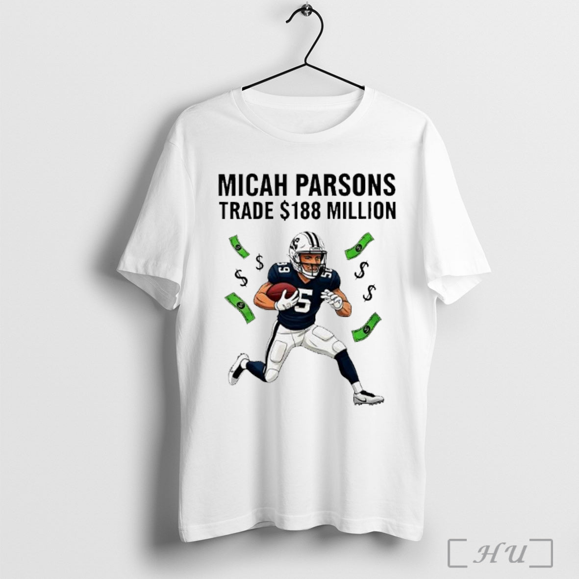 Officials Micah Parsons Trade 188 Million - Adult & Kids T-Shirts, Sweatshirts & Hoodies apparel design preview 1