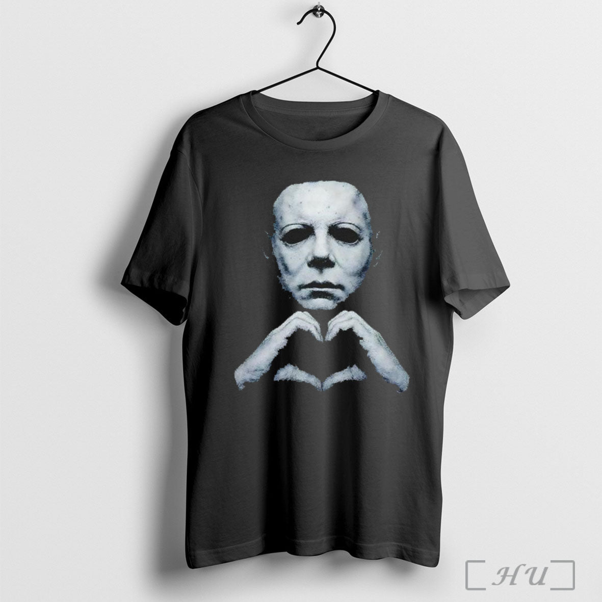 Officials Michael Myers Creepy Heart Hands Halloween - Adult & Kids T-Shirts, Sweatshirts & Hoodies apparel design preview 1