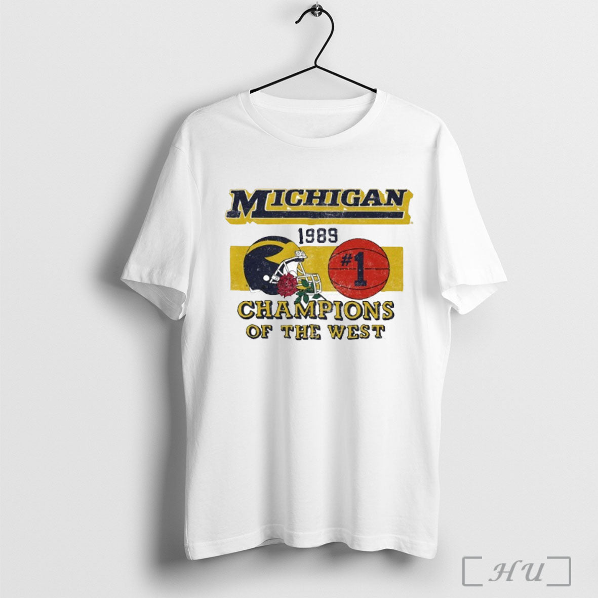 Officials Michigan Football 1989 Champions Of The - Adult & Kids T-Shirts, Sweatshirts & Hoodies apparel design preview 1
