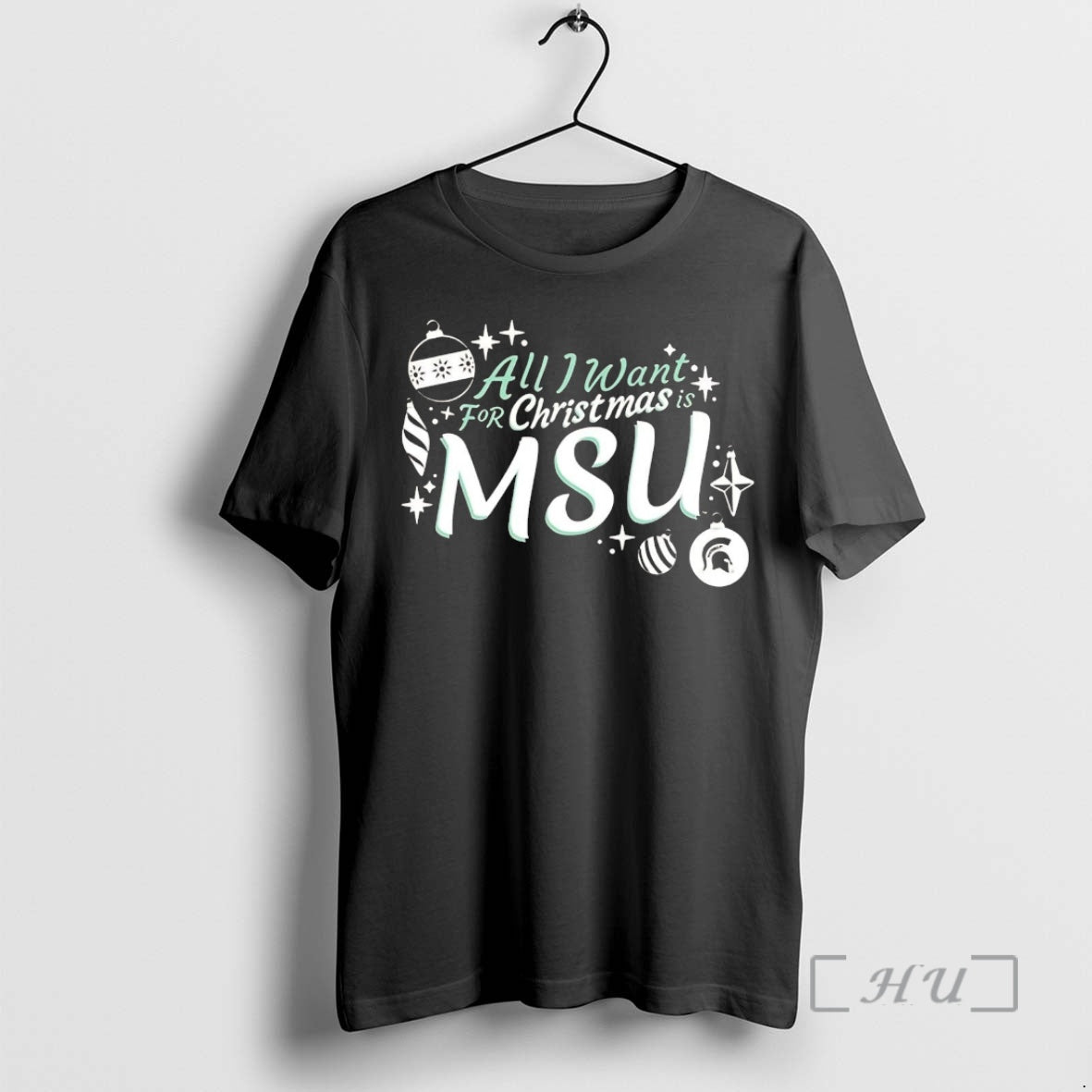 Officials Michigan State Spartans All I Want For - Adult & Kids T-Shirts, Sweatshirts & Hoodies apparel design preview 1