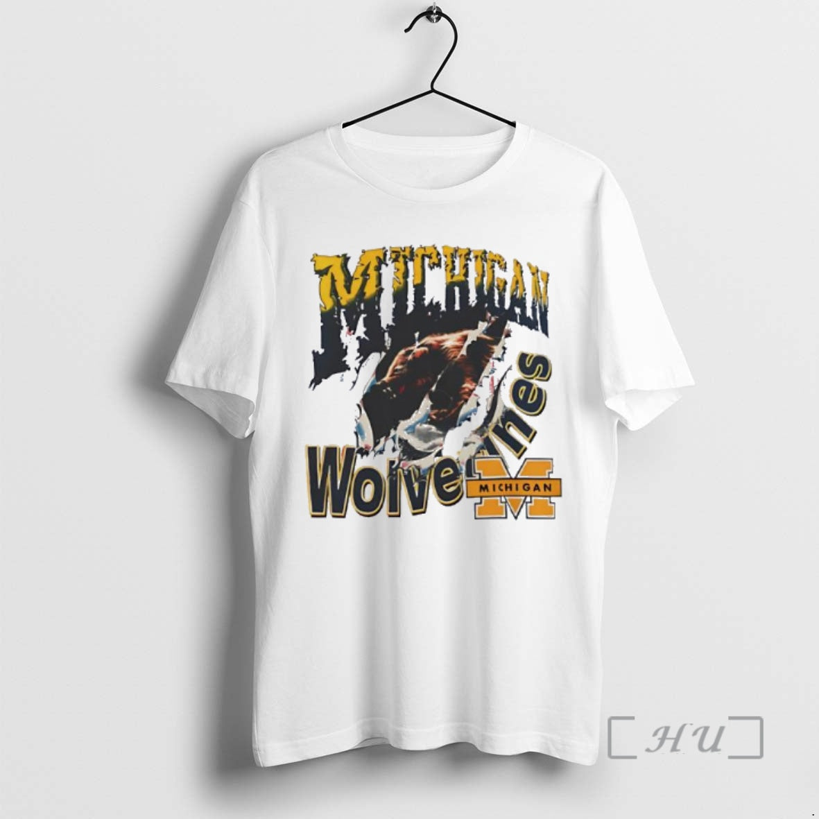 Officials Michigan Wolverines Team State Vintage - Adult & Kids T-Shirts, Sweatshirts & Hoodies apparel design preview 1